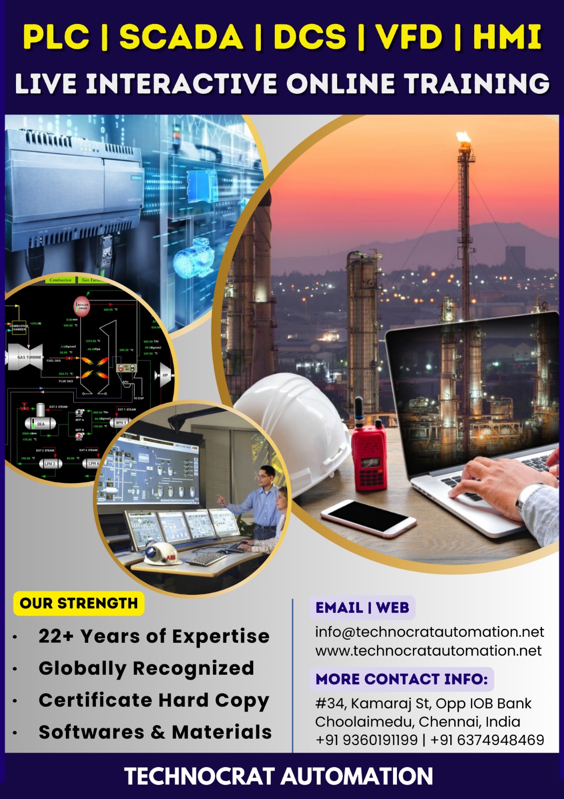 PLC Training In Chennai | Industrial | Process Automation | Robotic